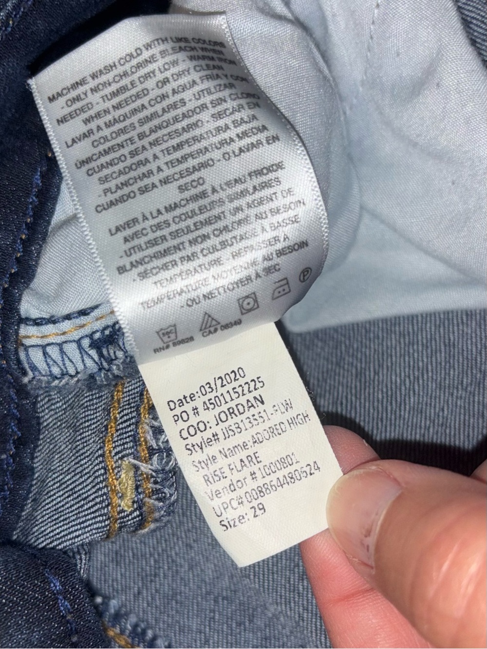 Jessica Simpson Adored High Rise Flare Jeans Size 29 - Picture 4 of 10